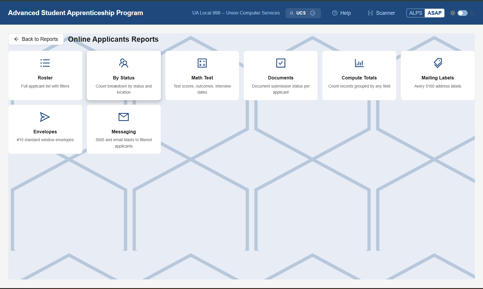 Online Applicants Reports