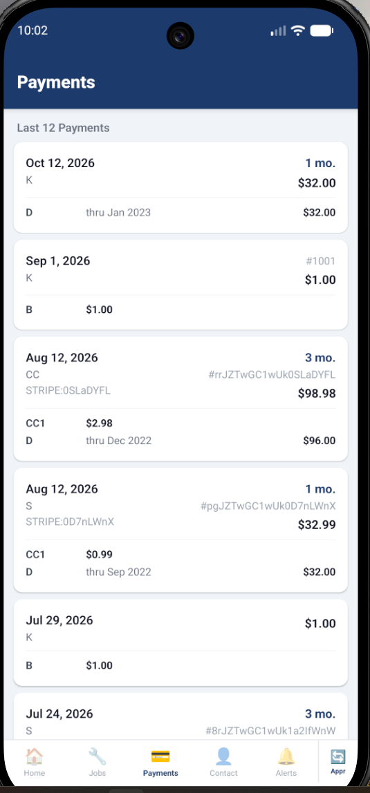 Payments
